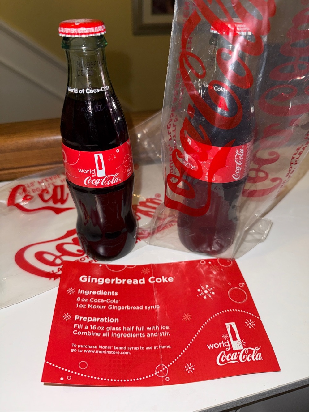 World of Coke Coca-cola collectible 8 oz bottles from 2013 Atlanta tour